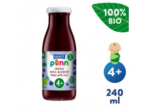 SALVEST Põnn BIO Áfonyalé almával és gyümölcspéppel (240 ml)