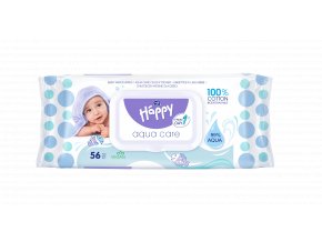 Bella Happy Baby tisztító törlőkendő Aqua Care (56 db)