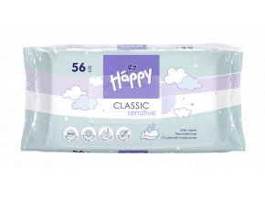 Bella Happy Baby Tisztító törlőkendő Classic Sensitive (56 db)