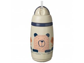 Tommee Tippee nem szivárgó termo bögre Superstar Grey, 12 h+ (266 ml)