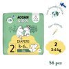 Moomin Baby 2 Newborn 3–6 kg (56 db), ökopelenka