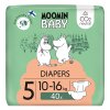 Moomin Baby 5 Maxi 10–16 kg (120 db), havi  ökopelenka csomag