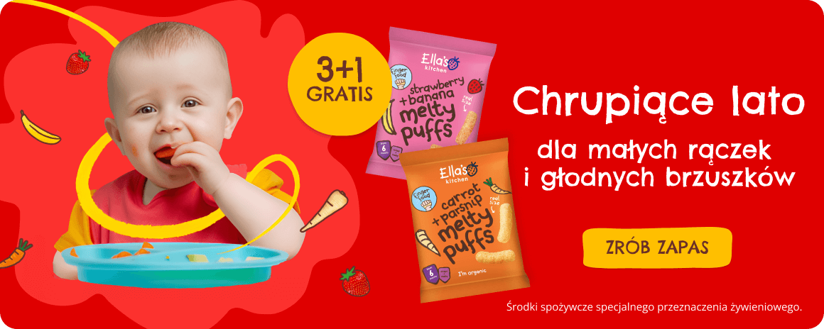 3 + 1 gratis na chrupki od Ella's Kitchen