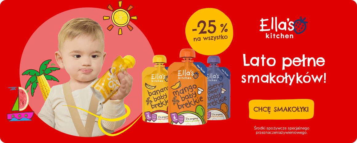 Zniżka 25% na Ella’s Kitchen