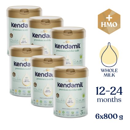 6x Kendamil Premium 3 HMO+ (800 g)
