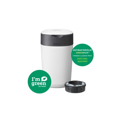 Tommee Tippee Sangenic Twist & Click Kosz na pieluchy biały + 1 kaseta