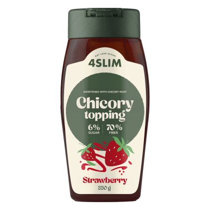 4Slim Polewa z cykorii topping truskawkowy (330 g)