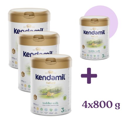 3+1 GRATIS: Kendamil Nature 3 HMO+ (800 g)