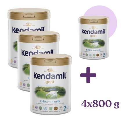3+1 GRATIS:  Kendamil Kozie mleko następne 2 (800 g)
