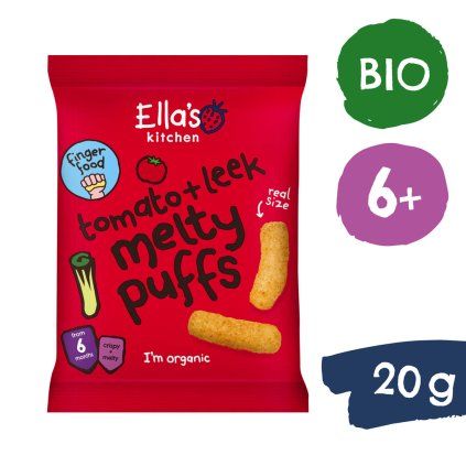 Ella's Kitchen BIO Křupky rajče a pórek (20 g)
