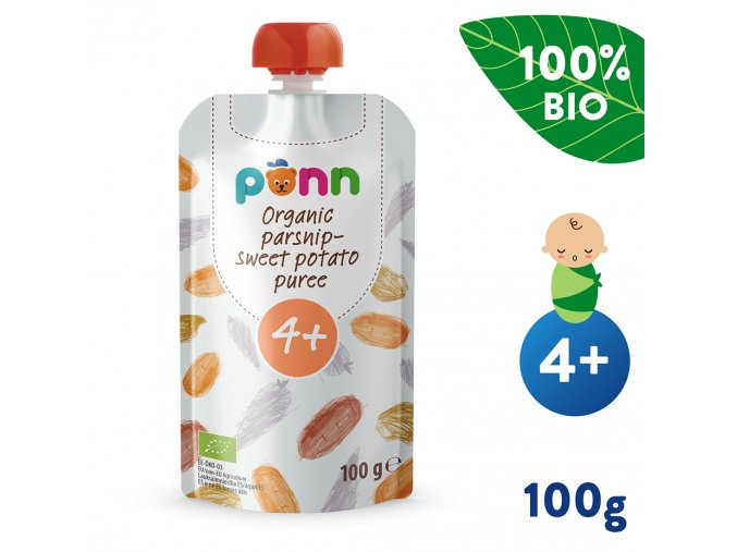 SALVEST Põnn BIO Puree z pasternaku i batatów (100 g)