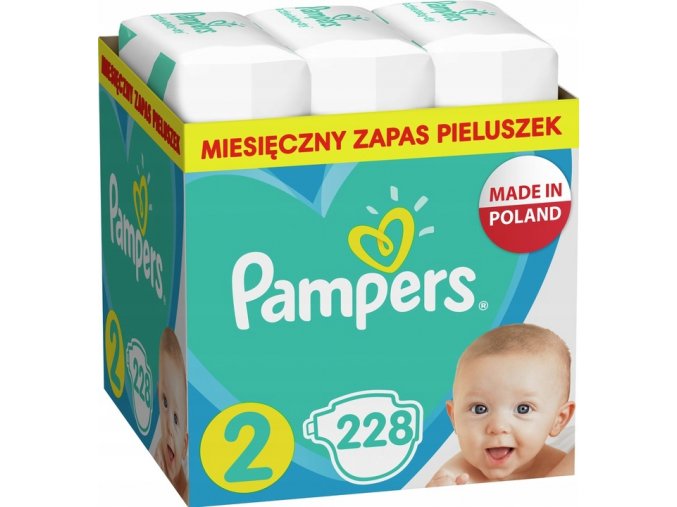 Pieluszki Pampers Active Baby rozmiar 2 228 szt