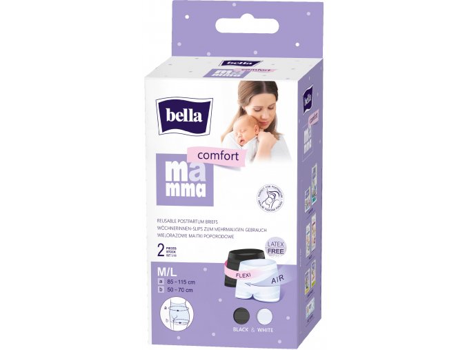 Bella Mamma Majtki poporodowe Comfort M/L (2 szt)