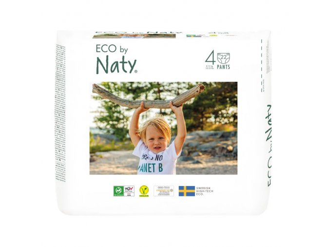 Eco by Naty Maxi 8–15 kg (22 szt), eko pieluchomajtki