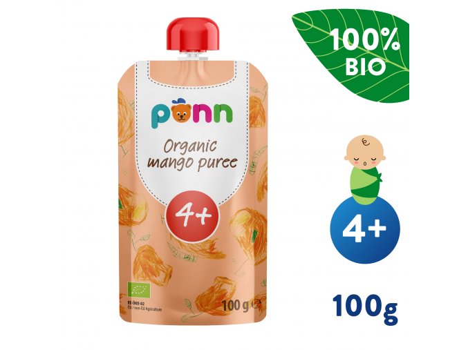 UNI Salvest Ponn BIO Mango 100% 100g 4740073070888