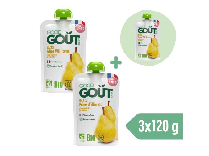 2+1 GRATIS: Good Gout BIO Gruszka Williams (120 g)