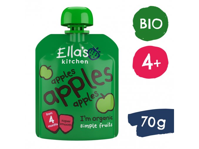 Ella's Kitchen BIO Przekąska jabłkowa (70 g)