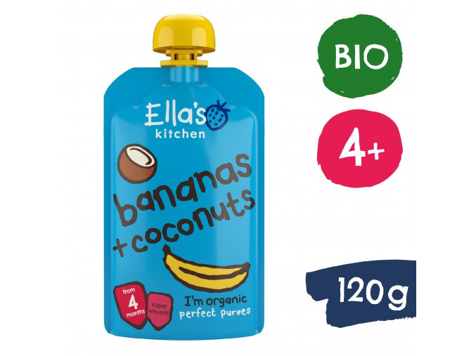 Ella's Kitchen BIO Banan i kokos (120 g)