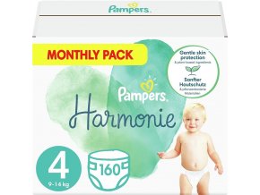 Pampers Harmonie Miesięczne opakowanie pieluszek dziecięcych rozm, 4 (160 szt)