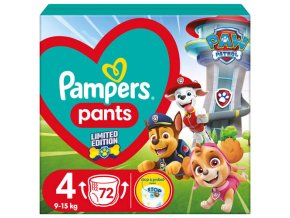 Pampers Carry Pack Paw Patrol Pieluchomajtki rozm. 4 (72 szt)