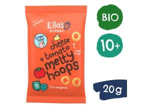 Ella's Kitchen BIO Chrupiące krążki z serem i pomidormami (20 g)