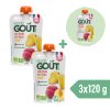 2+1 GRATIS: Good Gout BIO Brzoskwinia z gruszką (120 g)