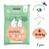 Moomin Baby 6 Junior 12–24 kg (2 szt), eko pieluszki