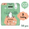 Muumi Baby 3 Midi 5–8 kg (50 szt), eko pieluszki