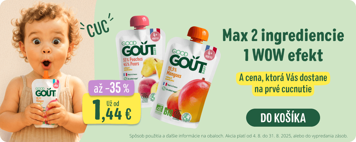 Až –35 % na Good Gout | Už od 1,44 €