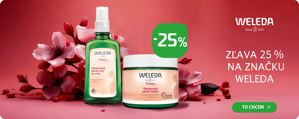 Kozmetika Weleda so zľavou 25&nbsp;%