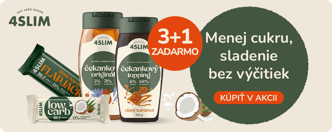 Akcia 3+1 ZADARMO na 4Slim