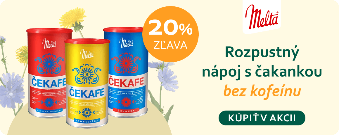 20 % zľava na Meltu a Čekafe