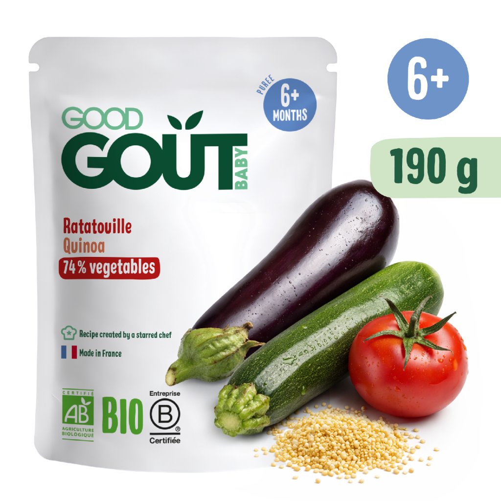 Good Gout BIO Ratatouille s quinou (190 g)