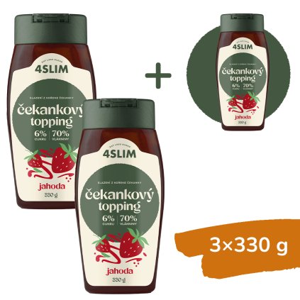 3x topping jahoda PI