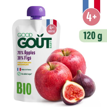 Good Gout BIO Jablko a figy (120 g), exp. 05.04.2026