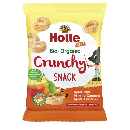 Holle BIO Detské chrumky s jablkom a škoricou (25 g)