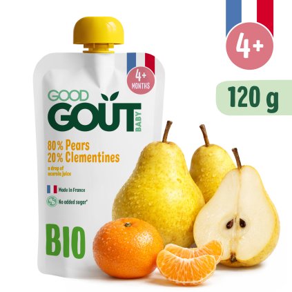 Good Gout BIO Hruška s klementínkou (120 g)