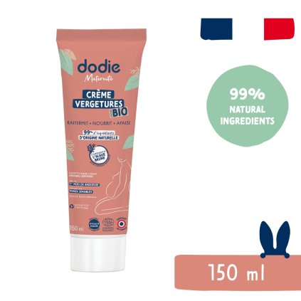 Dodie Organic Tehotenský ošetrujúci krém na strie (150 ml)