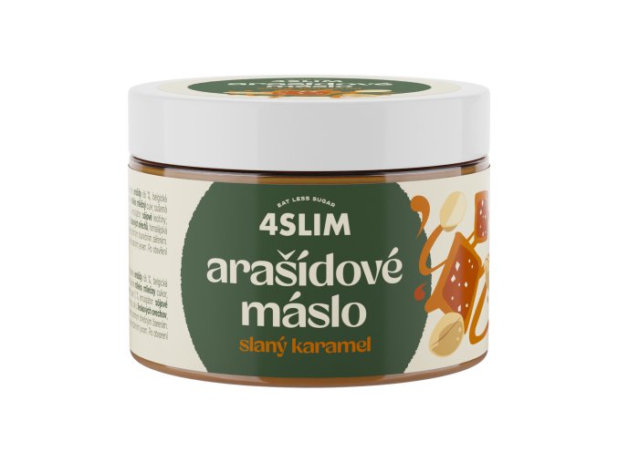 4Slim Arašídové maslo slaný karamel (500 g)