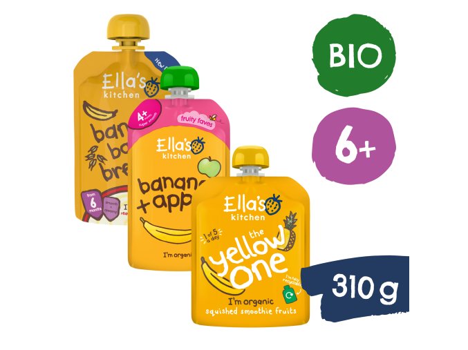 Ella’s Kitchen BIO Banánový pack (310 g)