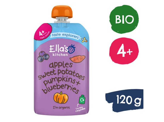 Ella's Kitchen BIO Batáty, tekvica a jablko (120 g)