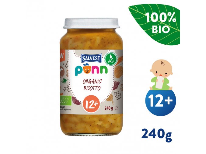 Salvest PÕNN BIO Rizoto s hovädzím mäsom (240 g)