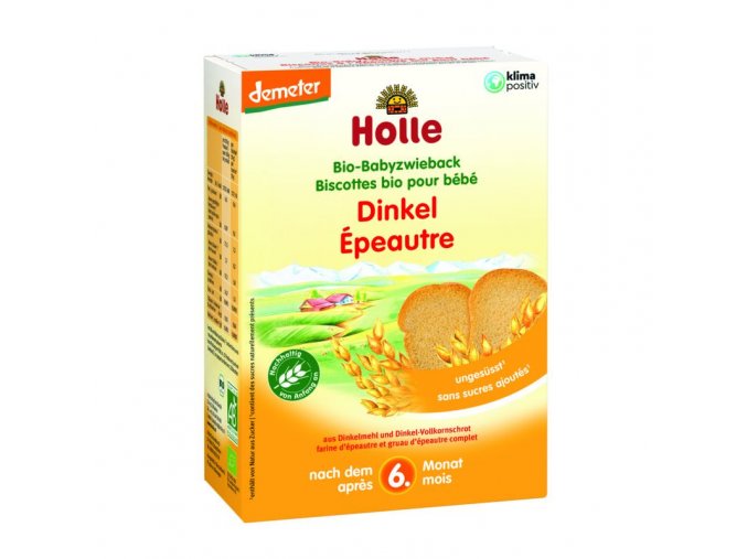 Holle BIO Detské špaldové sucháre (200 g)