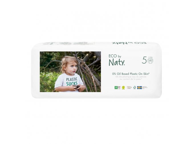 Eco by Naty Junior 11–25 kg (40 ks), eko plienky