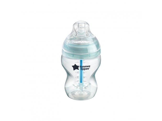 Tommee Tippee CTN Dojčenská fľaša Advanced Anti-colic s pomalým prietokom, 0 m+ (260 ml)