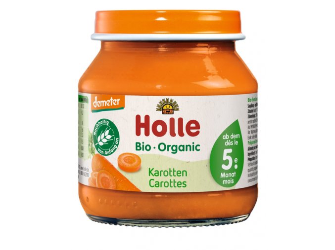 Holle BIO 100% mrkva (125 g)