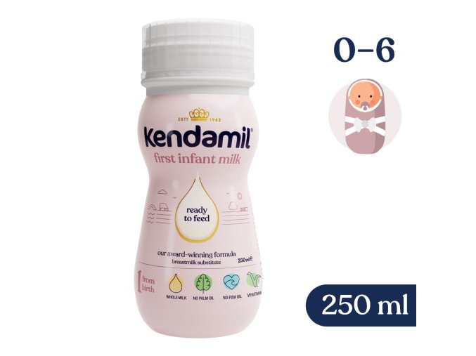 Kendamil Tekuté počiatočné dojčenské mlieko 1 (250 ml)