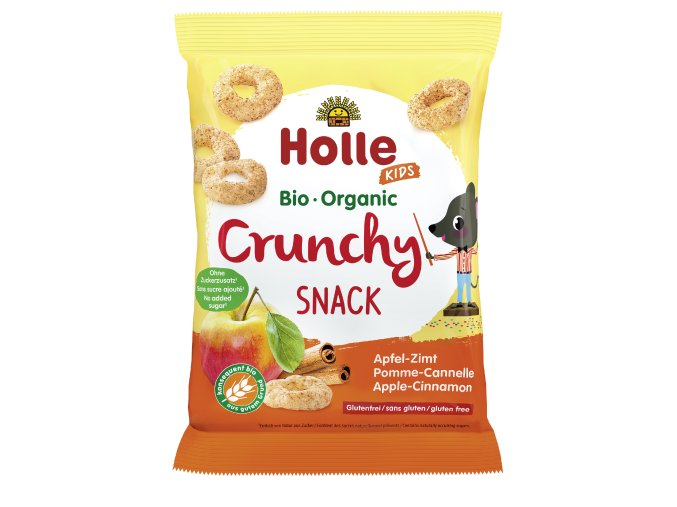 Holle BIO Detské chrumky s jablkom a škoricou (25 g), exp. 23.09.2025