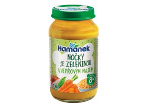 Hamánek Nočky so zeleninou a bravčovým mäsom 8m+ (230 g)