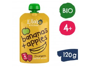 Ella's Kitchen BIO Jablko a banán (120 g), exp. 31.03.2023